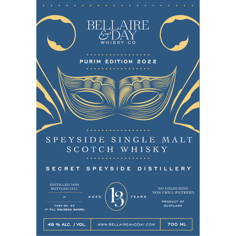 Bellaire & Day Scotch Purim Edition 2022 - Goro's Liquor