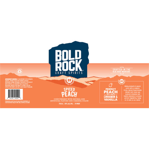 Bold Rock Spiced Peach Whiskey - Goro's Liquor