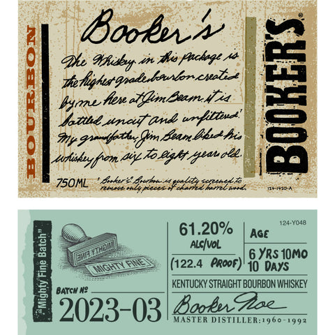 Booker's Bourbon 2023-03 “Might Fine Batch” - Goro's Liquor