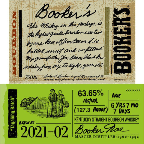 Booker's Tagalong Batch 2021-02 - Goro's Liquor