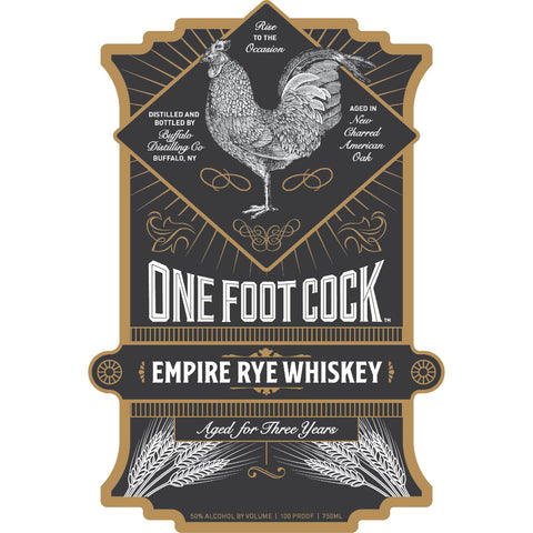 Buffalo Distilling One Foot Cock Empire Rye - Goro's Liquor