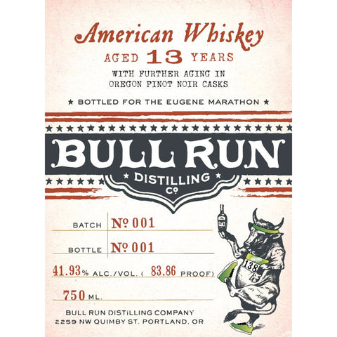 Bull Run Eugene Marathon 13 Year Whiskey - Goro's Liquor