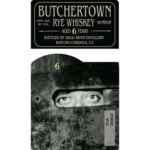 Butchertown 6 Year Old Rye Whiskey - Goro's Liquor