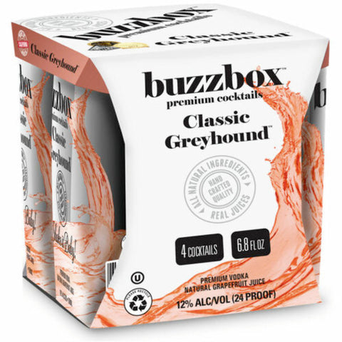 Buzzbox Classic Greyhound Cocktail 4PK - Goro's Liquor