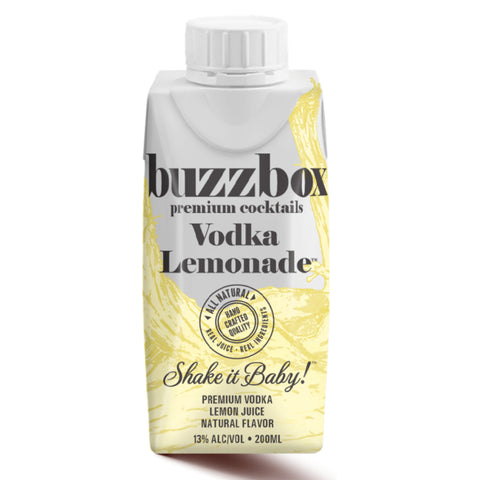 Buzzbox Vodka Lemonade Cocktail 4PK - Goro's Liquor