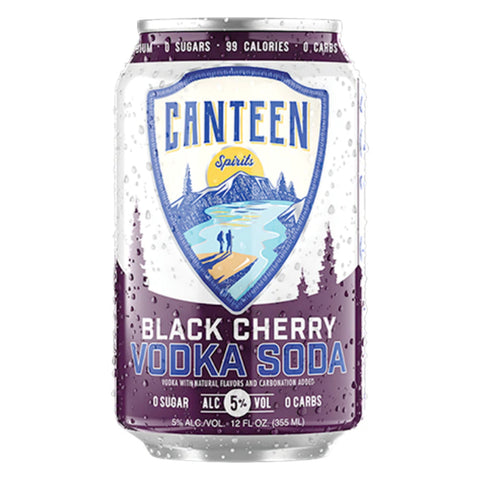 Canteen Black Cherry Vodka Soda 6pk - Goro's Liquor