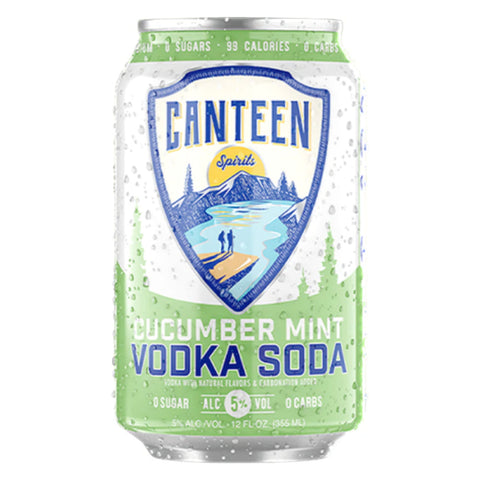 Canteen Cucumber Mint Vodka Soda 6pk - Goro's Liquor