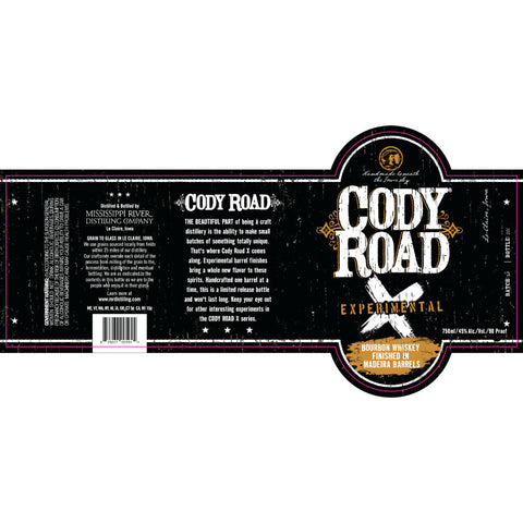 Cody Road Experimental Bourbon Finished in Madeira Barrels - Goro's Liquor