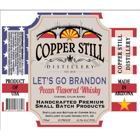 Copper Still Let’s Go Brandon Pecan Flavored Whisky - Goro's Liquor