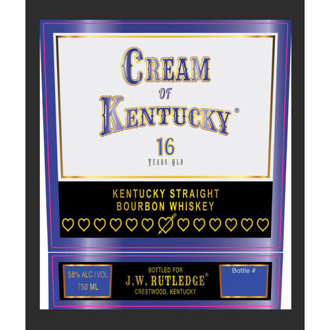 Cream Of Kentucky 16 Year Old Bourbon Bourbon Cream Of Kentucky   