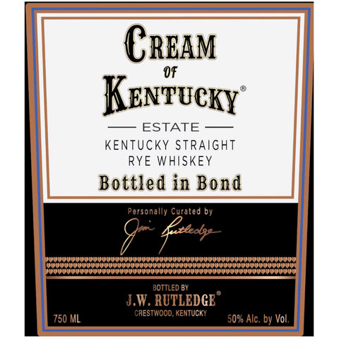 Cream of Kentucky Bottled in Bond Kentucky Straight Rye - Goro's Liquor