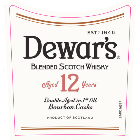 Dewar’s 12 Year Old Double Aged in Bourbon Casks - Goro's Liquor