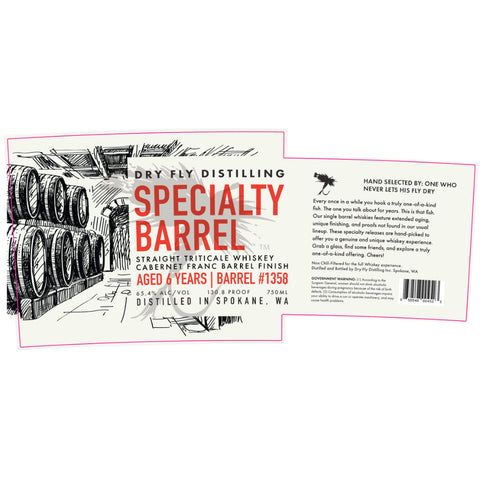 Dry Fly Specialty Barrel Straight Triticale Whiskey - Goro's Liquor