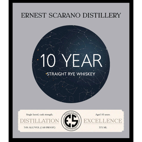 Ernest Scarano Distillery 10 Year Old Straight Rye - Goro's Liquor