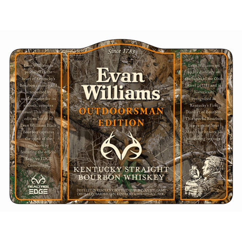 Evan Williams Outdoorsman Edition Limited Edition W/ Realtree EDGE Camouflage 1.75 Liter - Goro's Liquor