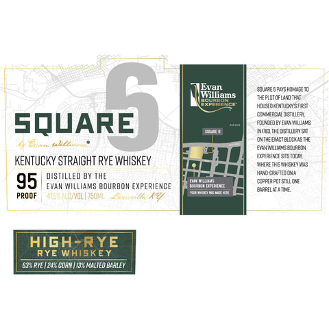 Evan Williams Square 6 Kentucky Straight Rye - Goro's Liquor