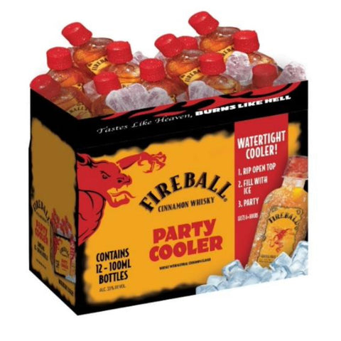 Fireball Party Cooler 12pk 100mL - Goro's Liquor