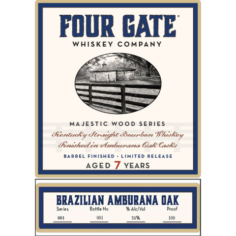 Four Gate Majestic Wood Series Amburana Oak Bourbon - Goro's Liquor