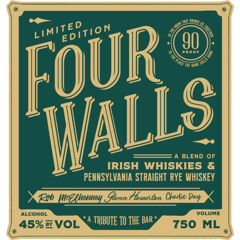 Four Walls A Tribute To The Bar Limited Edition - Goro's Liquor