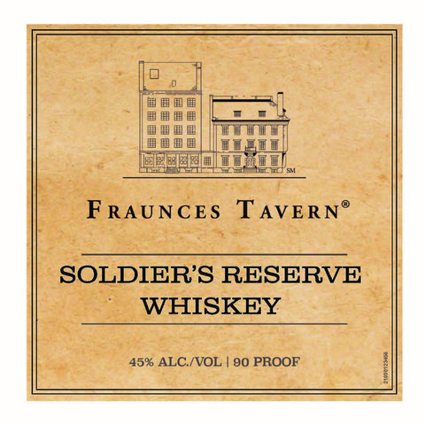 Fraunces Tavern Soldier’s Reserve Whiskey - Goro's Liquor