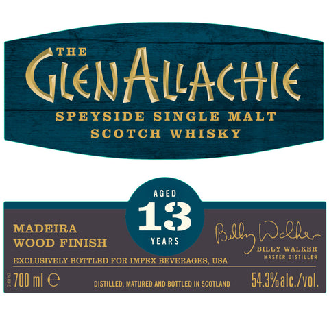 GlenAllachie 13 Year Old Madeira Wood Finish ImpEx Exclusive - Goro's Liquor