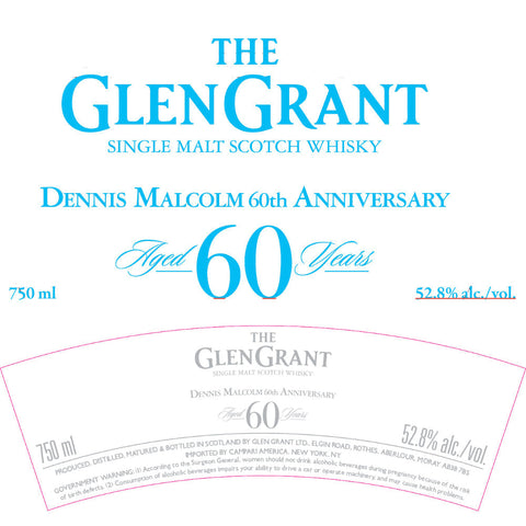 Glen Grant Dennis Malcolm 60th Anniversary - Goro's Liquor