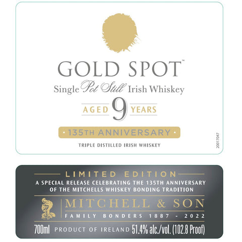 Gold Spot 9 Year Old 135th Anniversary Edition - Goro's Liquor