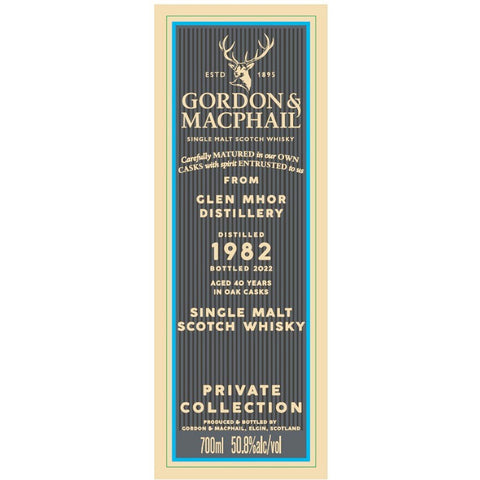 Gordon & Macphail 1982 Glen Mhor 40 Year Old - Goro's Liquor