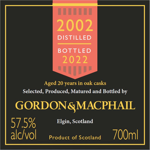 Gordon & Macphail 2002 Macallan 20 Year Old - Goro's Liquor