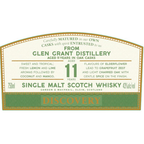 Gordon & Macphail Glen Grant 11 Year Old Discovery - Goro's Liquor