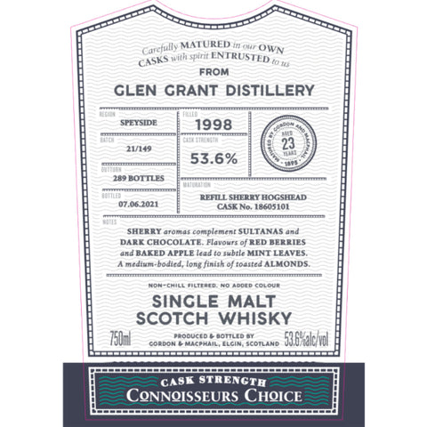 Gordon & Macphail Glen Grant 23 Year Old Connoisseurs Choice - Goro's Liquor