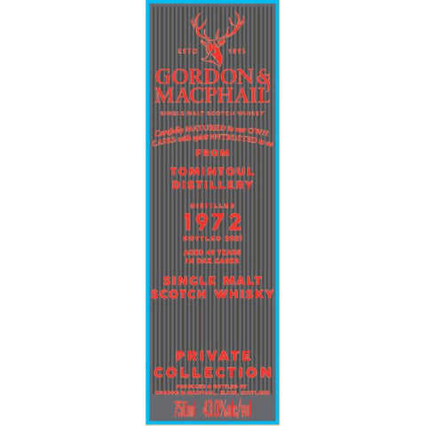 Gordon & Macphail Tomintoul Distillery 48 Year Old Single Malt Scotch - Goro's Liquor