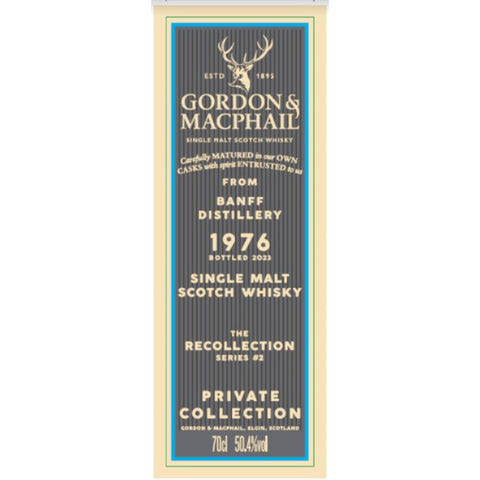 Gordon & Macphail The Recollection Series #2 46 Year Banff Distillery - Goro's Liquor