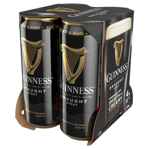 Guinness Draught Stout Cans 4PK - Goro's Liquor