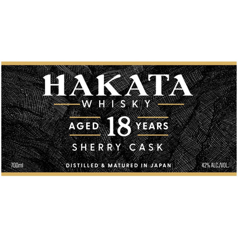 Hakata Whisky 18 Year Old Sherry Cask - Goro's Liquor