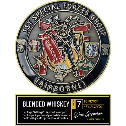 Heritage Distilling 1st Special Forces Group Whiskey 7th Edition - Goro's Liquor
