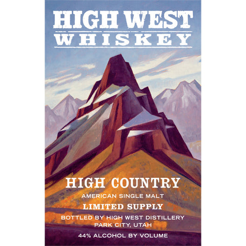 High West High Country American Single Malt Whiskey - Goro's Liquor