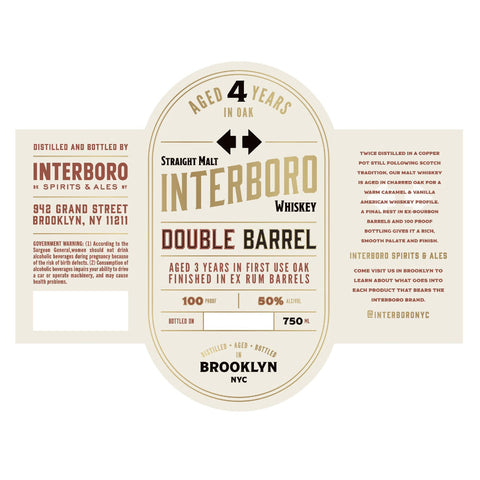 Interboro Double Barrel Whiskey - Goro's Liquor