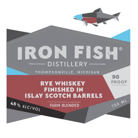 Iron Fish Rye Finished in Scotch Barrels - Goro's Liquor