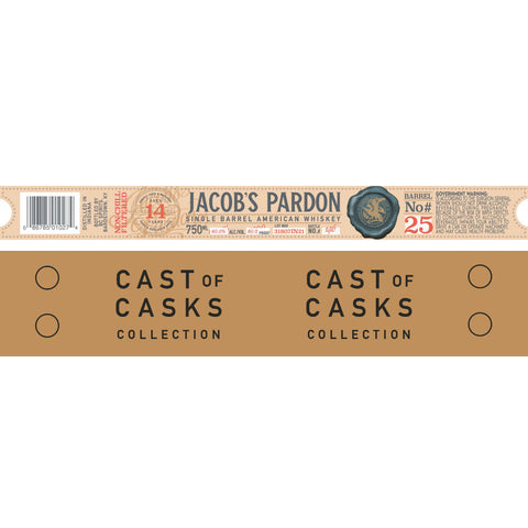 Jacob’s Pardon Cast of Casks 14 Year Old Barrel No #25 - Goro's Liquor