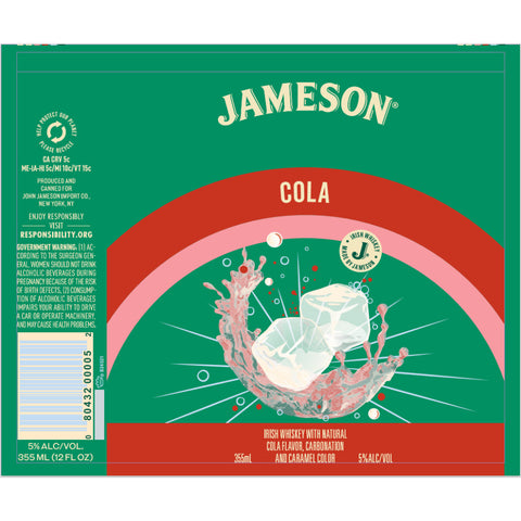 Jameson Cola Canned Cocktail 4pk - Goro's Liquor