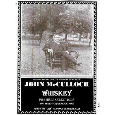 John McCulloch Whiskey - Goro's Liquor