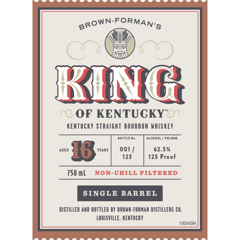 King of Kentucky 16 Year Old Bourbon 2023 Release - Goro's Liquor