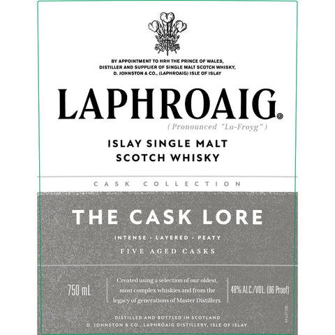 Laphroaig Cask Collection The Cask Lore - Goro's Liquor