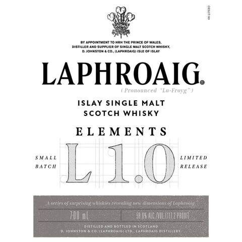 Laphroaig Elements L 1.0 Limited Release - Goro's Liquor