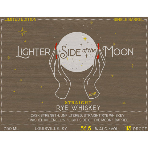 Lighter Side of the Moon Straight Rye Whiskey - Goro's Liquor