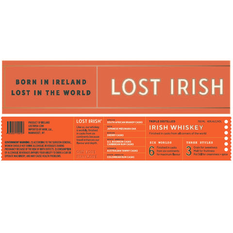 Lost Irish Whiskey - Goro's Liquor