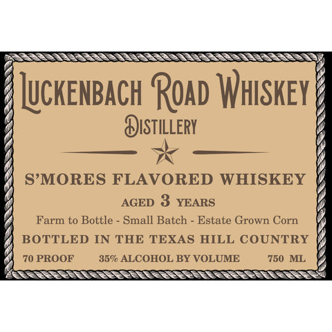 Luckenbach Road S’mores Flavored Whiskey - Goro's Liquor