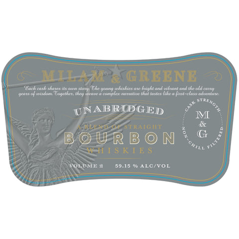 Milam & Greene Unabridged Vol. 2 Blended Straight Bourbon - Goro's Liquor