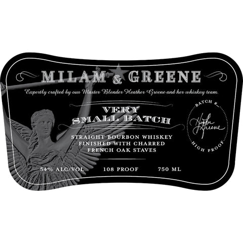 Milam & Greene Very Small Batch Straight Bourbon - Goro's Liquor